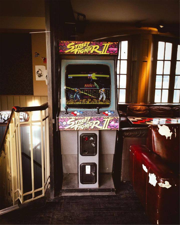 By featuring a two-player mode that requires direct, human-to-human competitive play, SFII gave a boost to the declining video game arcade business (Credit: Alamy Stock Photo)