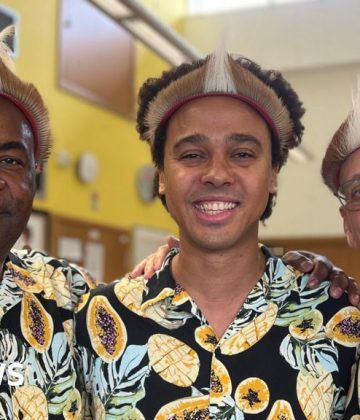 Jersey students experience live African music