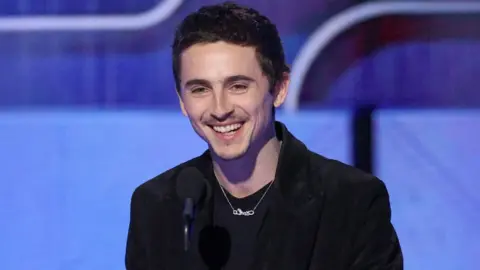 Getty Images Timothée Chalamet, winner of the Best Performance by a Male Actor in a Motion Picture – Musical or Comedy Award for "Marty Supreme," speaks onstage during the 83rd Annual Golden Globe Awards at The Beverly Hilton on January 11, 2026 in Beverly Hills, California.