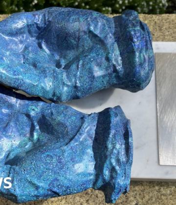 PPE sculpture for Cornwall hospital marks Covid anniversary