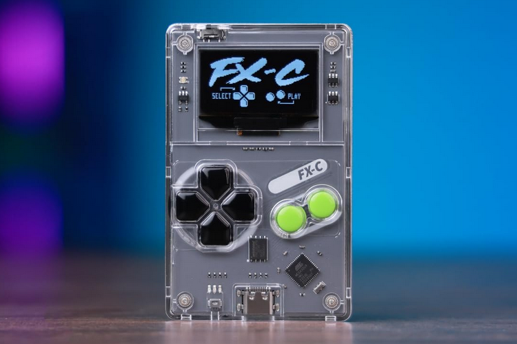 Arduboy FX-C Card-Sized Gaming Handheld Comes with 300 Games Built-In
