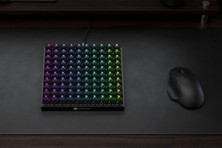 Keychron C100 8K Giant Custom Macro Pad Gives You 100 New Keys For All Your Custom Macro Needs