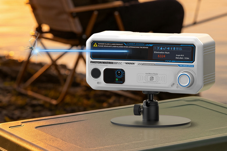 Photon Matrix Blue Laser Mosquito Air Defense Shoots Down Flying Insects Out of Your Airspace