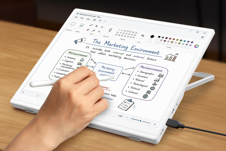Acer EP130K USB Monitor Boasts a 60Hz Color E-Ink Panel