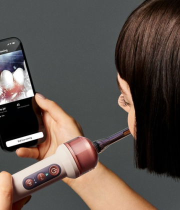 Dyson CameraJet Puts Camera and AI on an Electric Toothbrush and Water Floss Combo